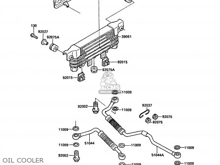 OIL COOLER - ZG1000A3A 1000GTR 1988 UNITED KINGDOM