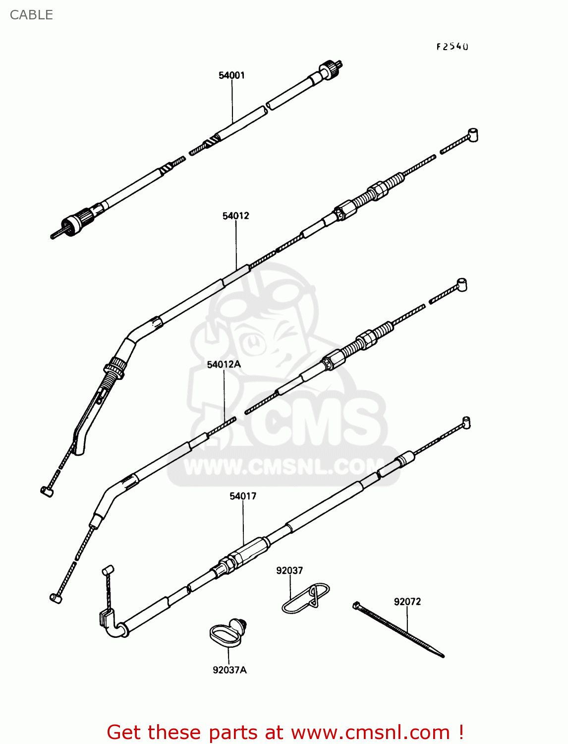 CABLE ZG1000A4 CONCOURS 1989 CANADA