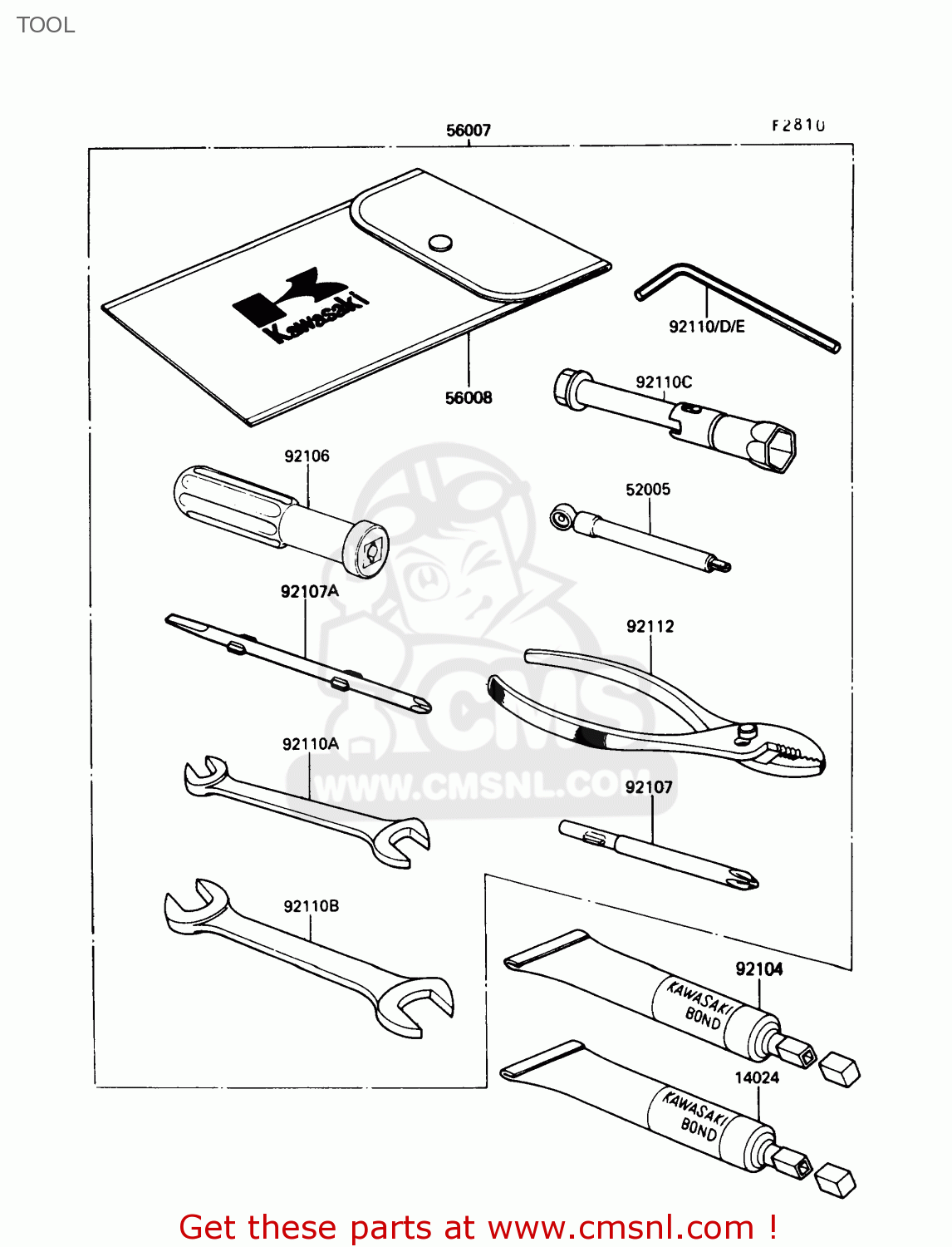 TOOL ZG1000A4 CONCOURS 1989 CANADA