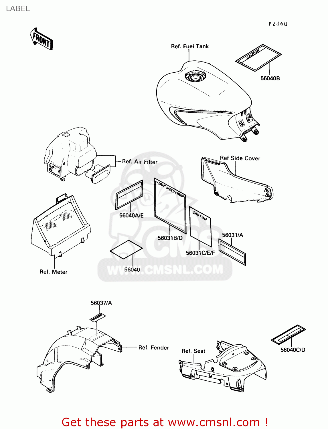 LABEL ZG1000A4 CONCOURS 1989 CANADA