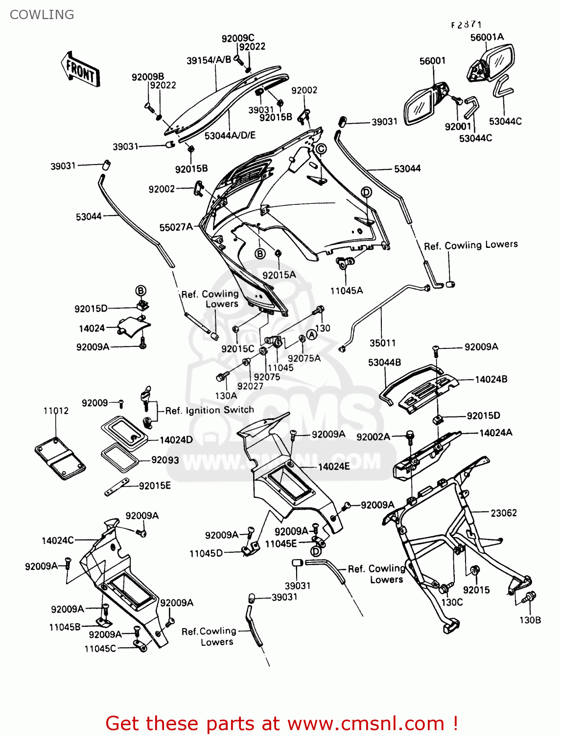 COWLING ZG1000A4 CONCOURS 1989 CANADA
