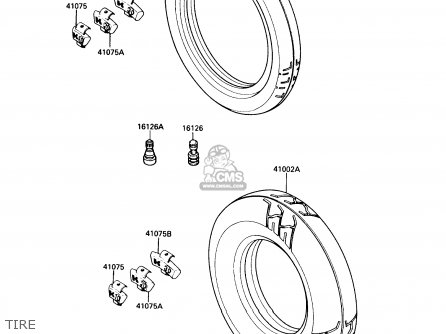TIRE - ZG1000A4 CONCOURS 1989 CANADA