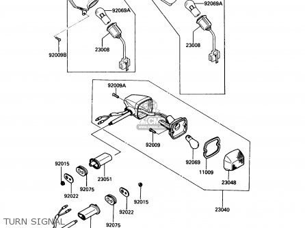 TURN SIGNAL - ZG1000A4 CONCOURS 1989 CANADA