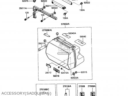 ACCESSORY(SADDLEBAG) - ZG1000A4 CONCOURS 1989 CANADA