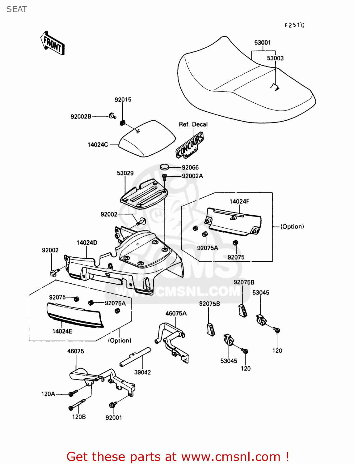 SEAT ZG1000A5 CONCOURS 1990 USA CALIFORNIA CANADA