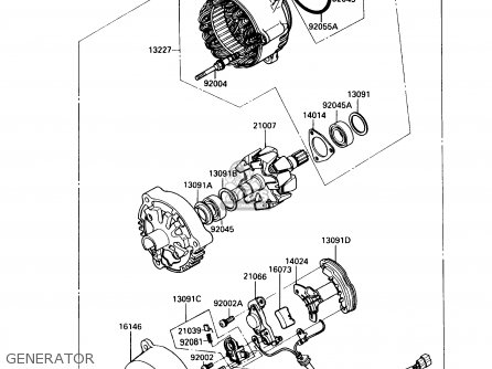 GENERATOR - ZG1000A5 CONCOURS 1990 USA CALIFORNIA CANADA