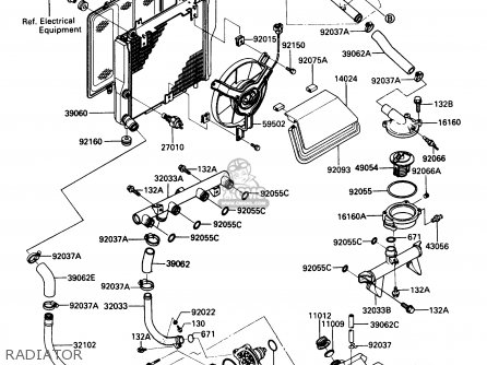 RADIATOR - ZG1000A5 CONCOURS 1990 USA CALIFORNIA CANADA