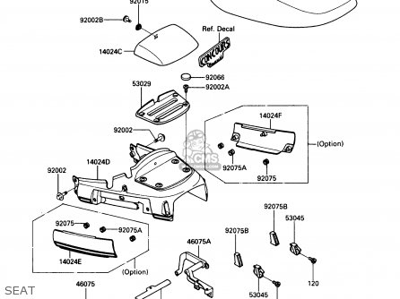 SEAT - ZG1000A5 CONCOURS 1990 USA CALIFORNIA CANADA
