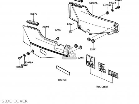 SIDE COVER - ZG1000A5 CONCOURS 1990 USA CALIFORNIA CANADA