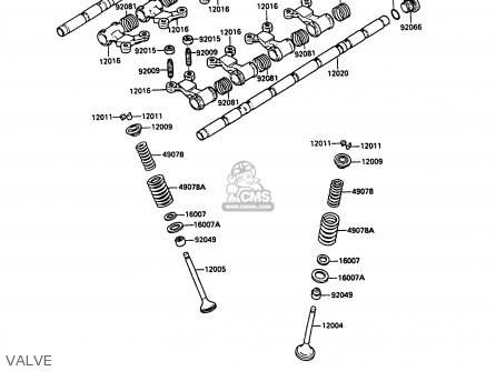 VALVE - ZG1000A6 1000GTR 1991 AUSTRIA NR