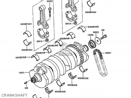 CRANKSHAFT - ZG1000A6 1000GTR 1991 AUSTRIA NR