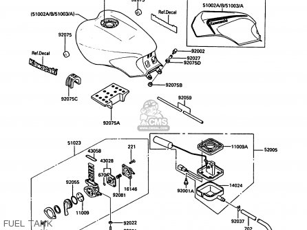 FUEL TANK - ZG1000A6 1000GTR 1991 AUSTRIA NR