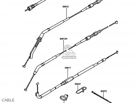CABLE - ZG1000A6 1000GTR 1991 AUSTRIA NR