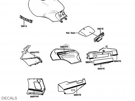 DECALS - ZG1000A6 1000GTR 1991 AUSTRIA NR