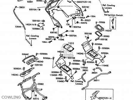 COWLING - ZG1000A6 1000GTR 1991 AUSTRIA NR