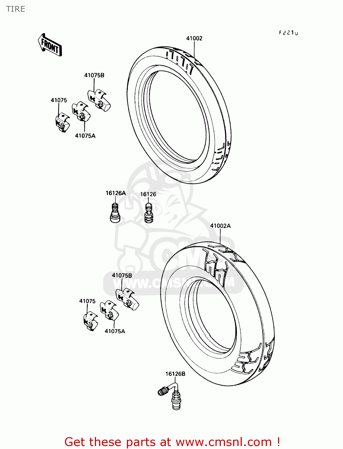 TIRE ZG1000A6 CONCOURS 1991 USA CALIFORNIA CANADA