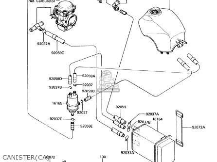 CANISTER(CA) - ZG1000A6 CONCOURS 1991 USA CALIFORNIA CANADA
