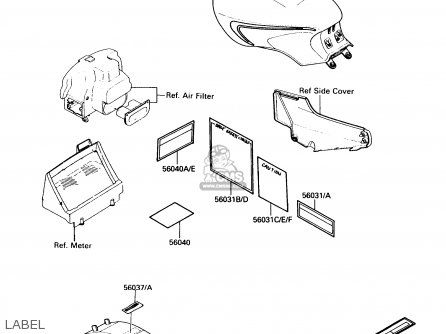 LABEL - ZG1000A6 CONCOURS 1991 USA CALIFORNIA CANADA