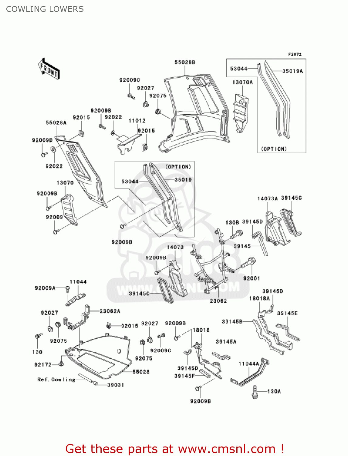 COWLING LOWERS ZG1000A6F CONCOURS 2006 USA CALIFORNIA CANADA