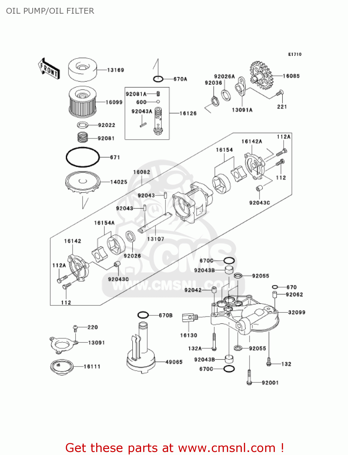 OIL PUMP/OIL FILTER ZG1000A6F CONCOURS 2006 USA CALIFORNIA CANADA