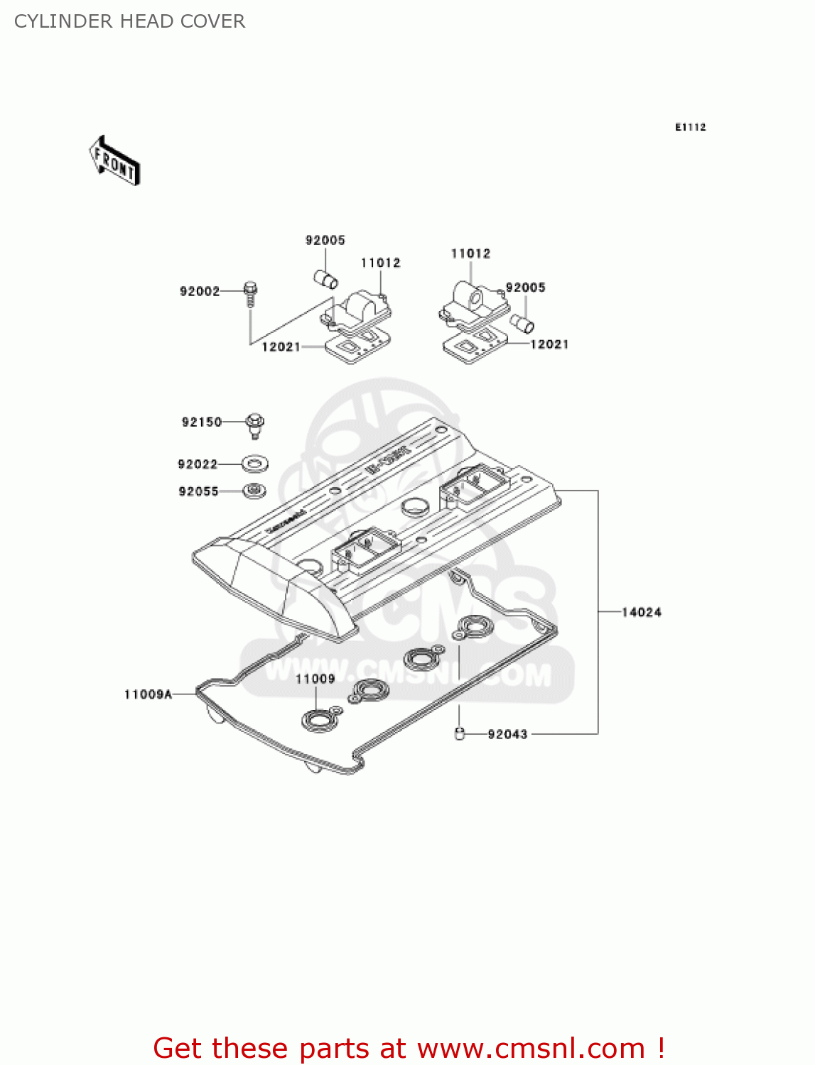 CYLINDER HEAD COVER ZG1000A6F CONCOURS 2006 USA CALIFORNIA CANADA