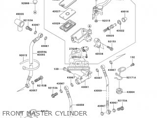 FRONT MASTER CYLINDER - ZG1000A6F CONCOURS 2006 USA CALIFORNIA CANADA