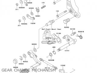 GEAR CHANGE MECHANISM - ZG1000A6F CONCOURS 2006 USA CALIFORNIA CANADA