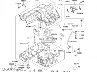 CRANKCASE - ZG1000A6F CONCOURS 2006 USA CALIFORNIA CANADA