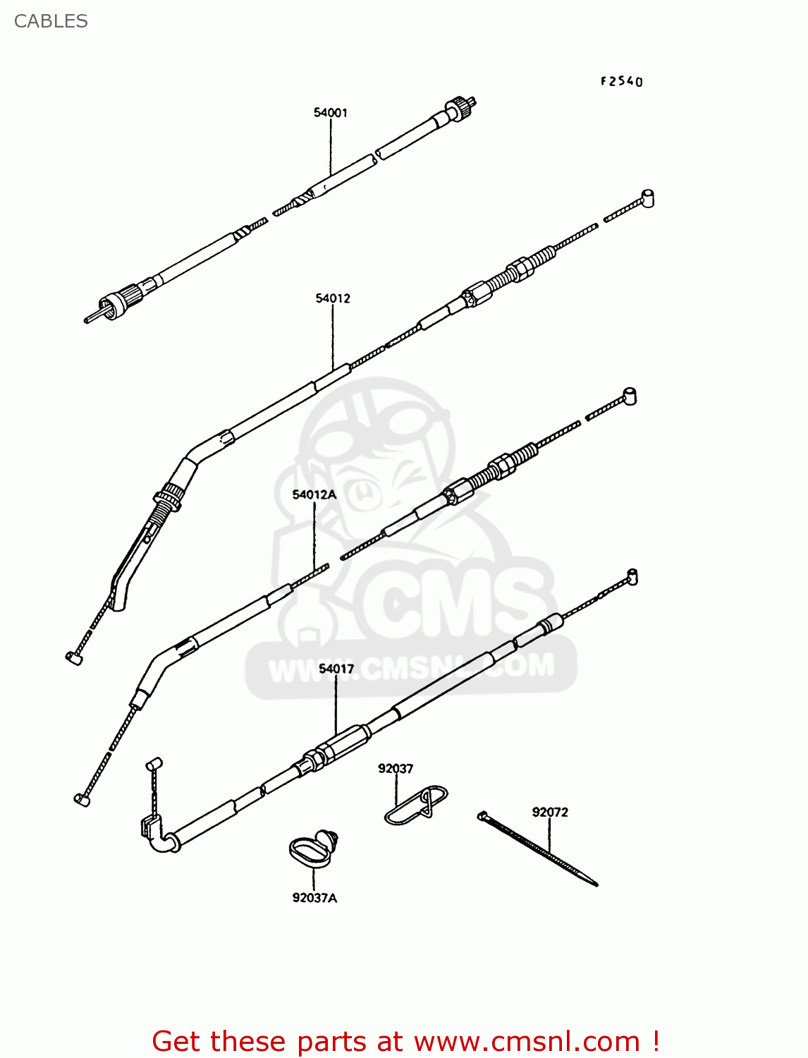 CABLES ZG1000A7 CONCOURS 1992 USA CALIFORNIA CANADA