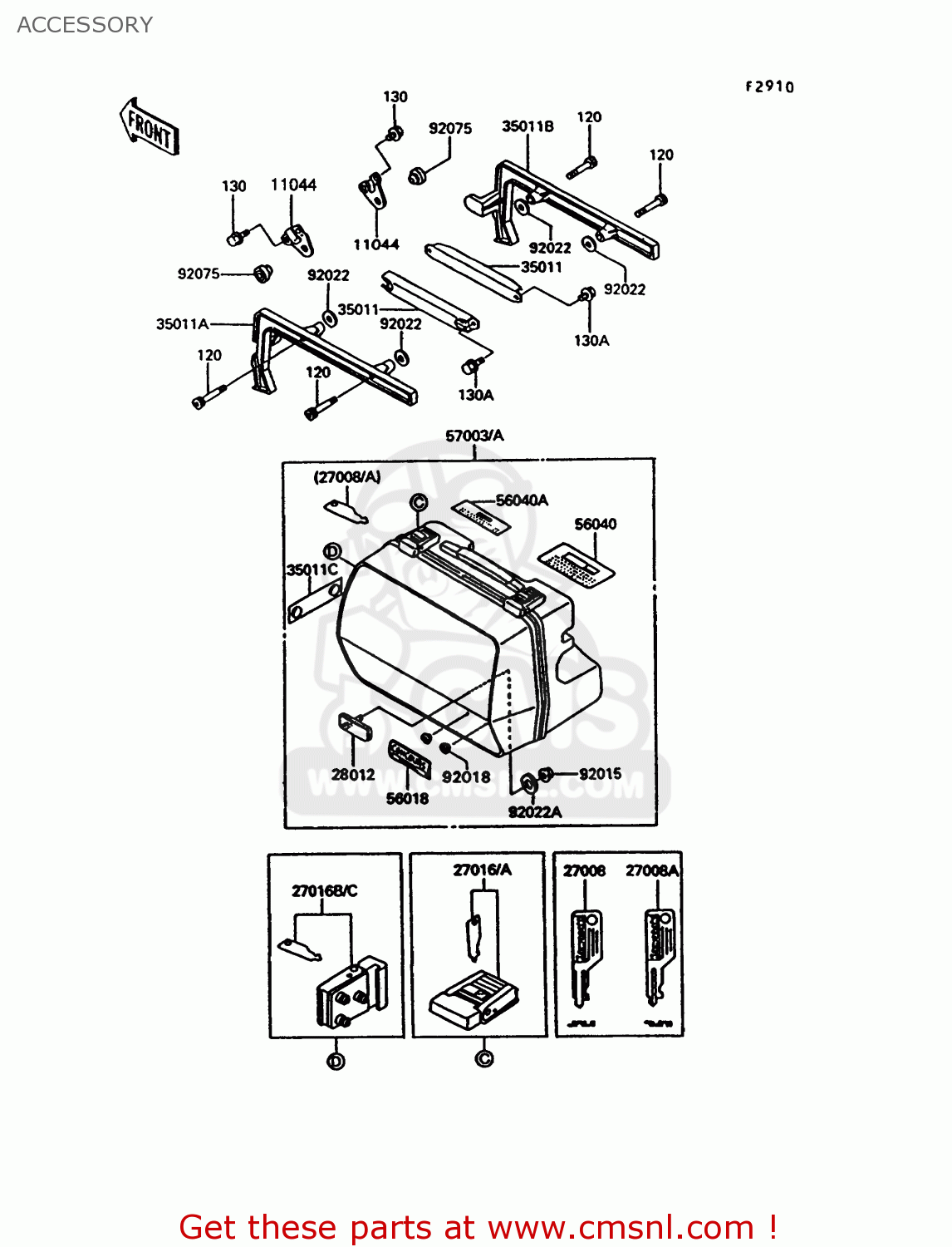 ACCESSORY ZG1000A7 CONCOURS 1992 USA CALIFORNIA CANADA