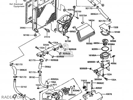RADIATOR - ZG1000A7 CONCOURS 1992 USA CALIFORNIA CANADA