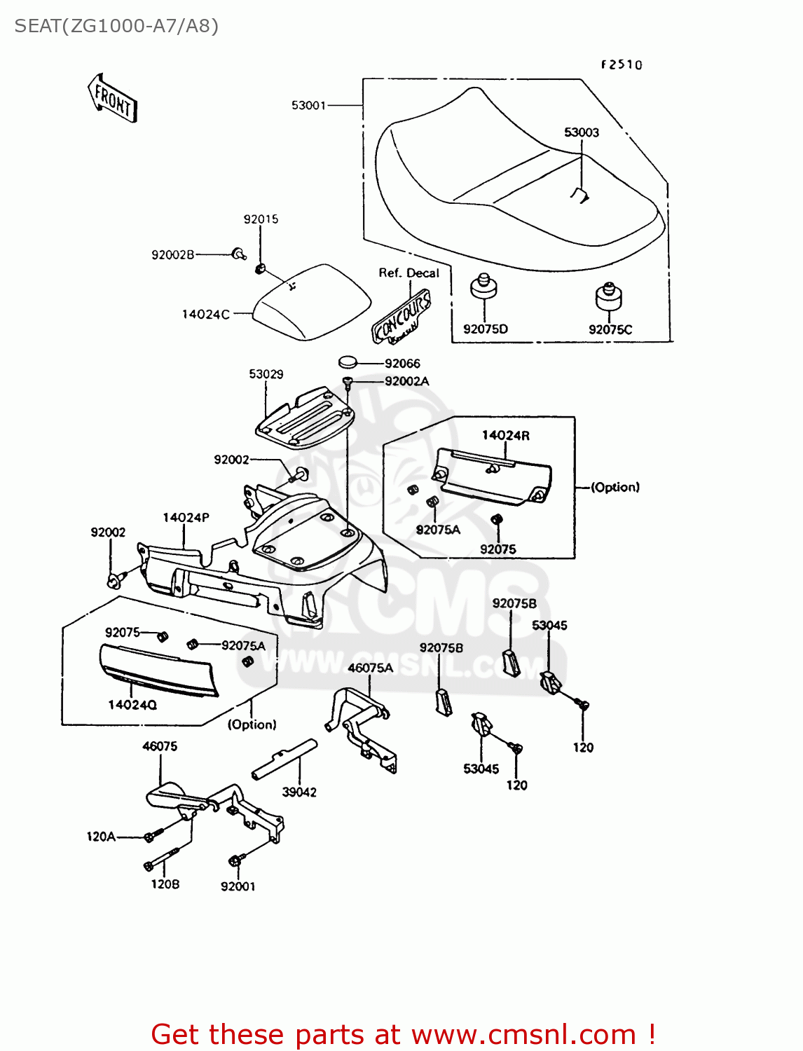 SEAT(ZG1000-A7/A8) ZG1000A8 CONCOURS 1993 USA CALIFORNIA CANADA