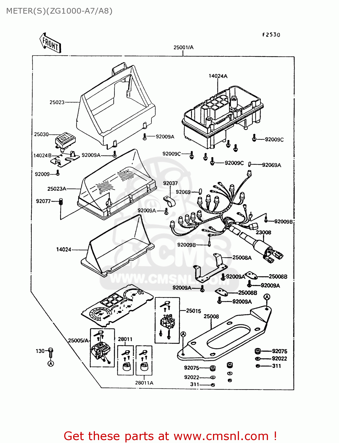 METER(S)(ZG1000-A7/A8) ZG1000A8 CONCOURS 1993 USA CALIFORNIA CANADA