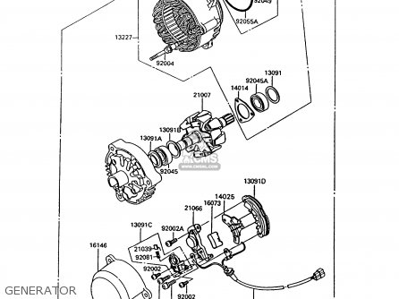 GENERATOR - ZG1000A8 CONCOURS 1993 USA CALIFORNIA CANADA