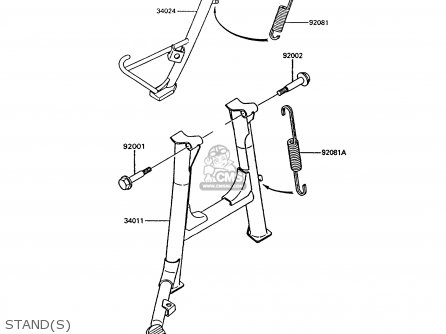 STAND(S) - ZG1000A8 CONCOURS 1993 USA CALIFORNIA CANADA