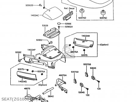 SEAT(ZG1000-A7/A8) - ZG1000A8 CONCOURS 1993 USA CALIFORNIA CANADA