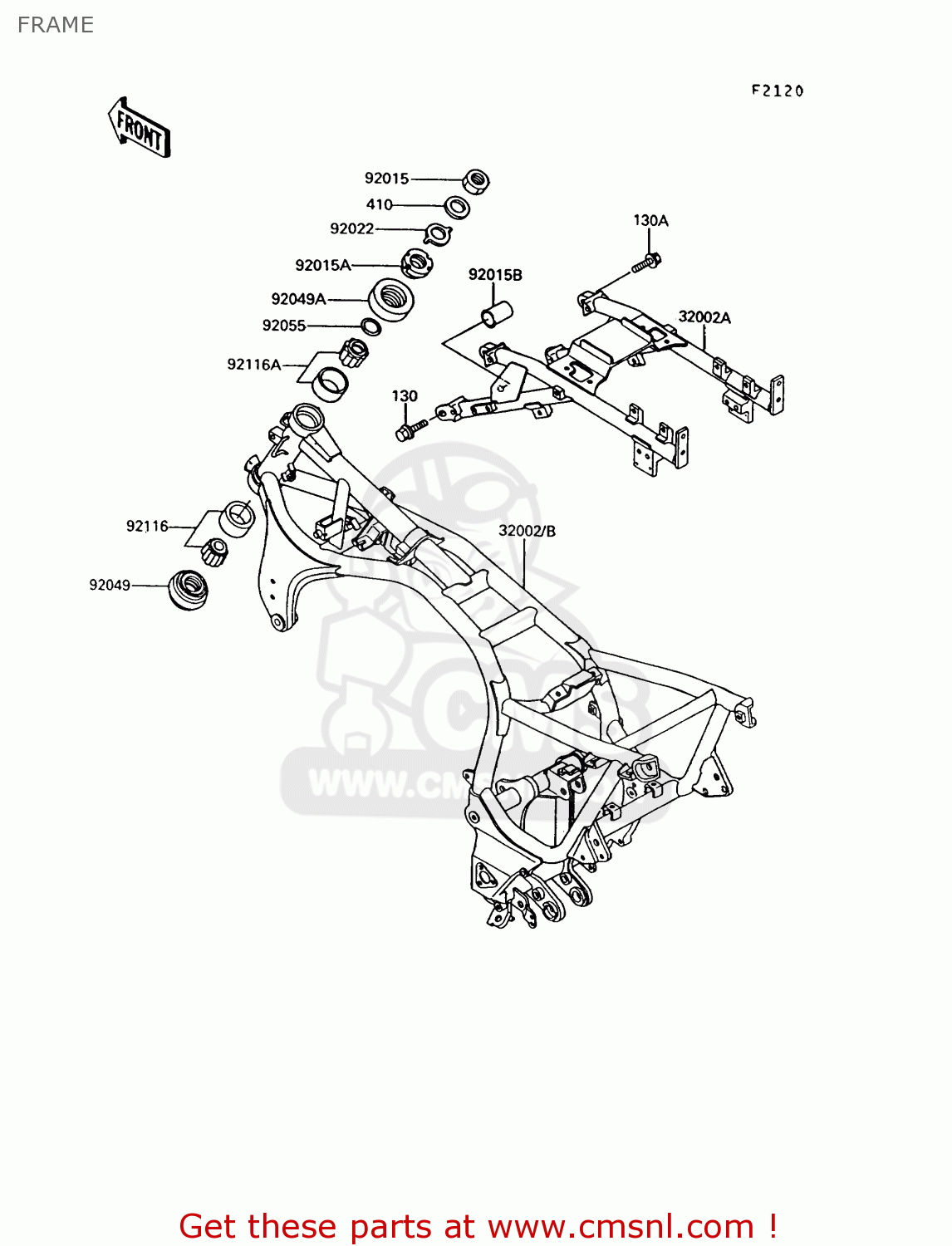 FRAME ZG1000A9 1000GTR 1994 UNITED KINGDOM FR NL AR FG NR SD ST