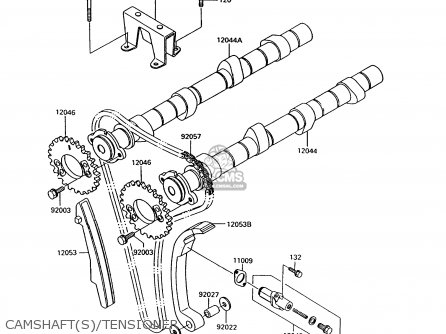 CAMSHAFT(S)/TENSIONER - ZG1000A9 1000GTR 1994 UNITED KINGDOM FR NL AR FG NR SD ST