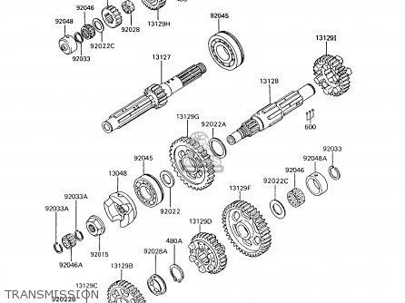 TRANSMISSION - ZG1000A9 1000GTR 1994 UNITED KINGDOM FR NL AR FG NR SD ST