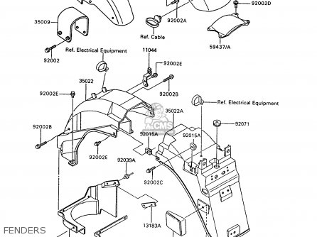 FENDERS - ZG1000A9 1000GTR 1994 UNITED KINGDOM FR NL AR FG NR SD ST