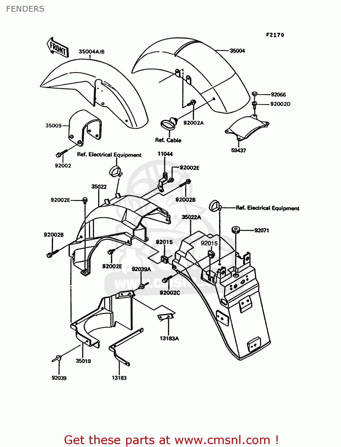FENDERS ZG1000A9 CONCOURS 1994 USA CALIFORNIA CANADA