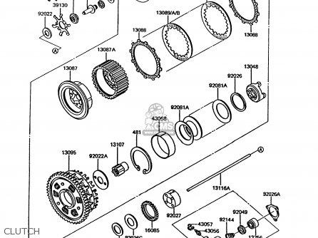 CLUTCH - ZG1000A9 CONCOURS 1994 USA CALIFORNIA CANADA