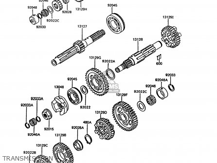 TRANSMISSION - ZG1000A9 CONCOURS 1994 USA CALIFORNIA CANADA