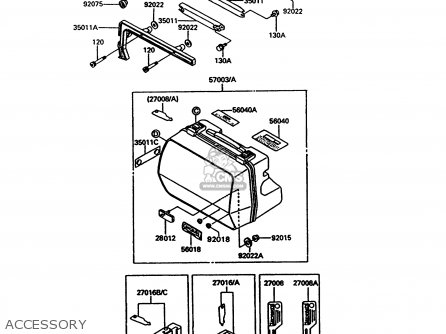 ACCESSORY - ZG1000A9 CONCOURS 1994 USA CALIFORNIA CANADA