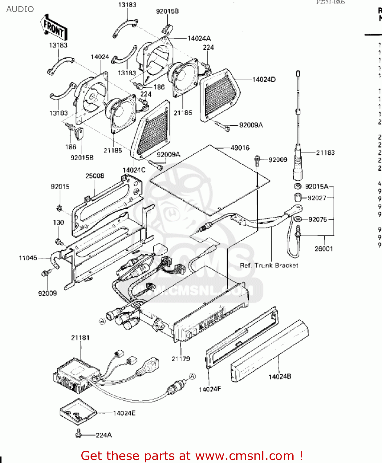 AUDIO ZG1200A1 VOYAGER XII 1986 USA CALIFORNIA CANADA