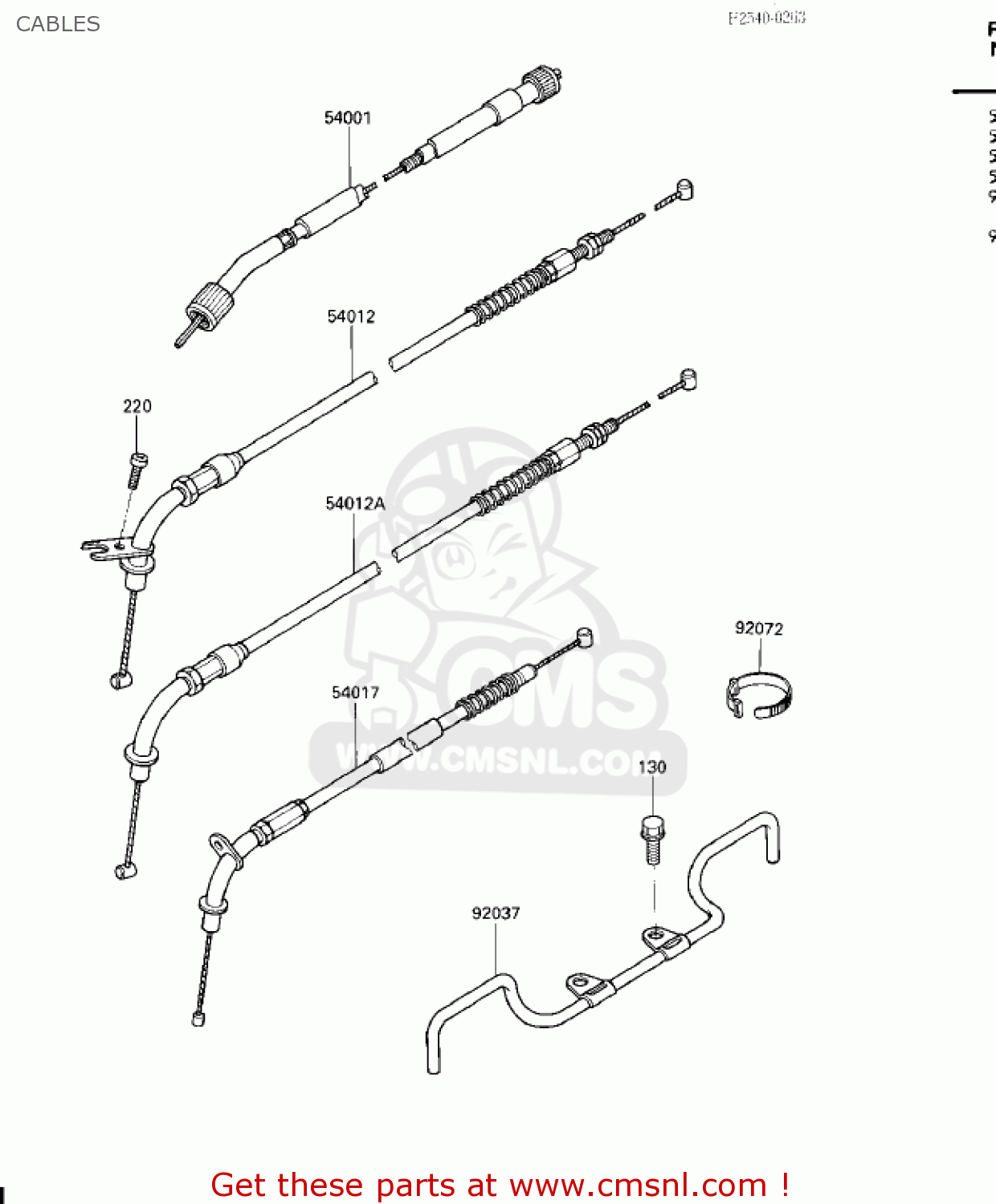 CABLES ZG1200A1 VOYAGER XII 1986 USA CALIFORNIA CANADA
