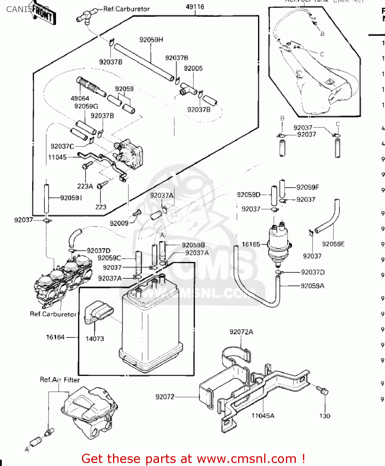 CANISTER ZG1200A1 VOYAGER XII 1986 USA CALIFORNIA CANADA