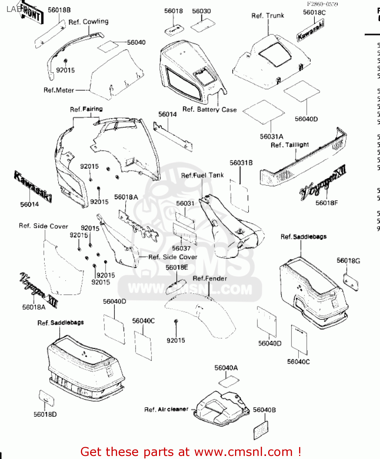 LABELS ZG1200A1 VOYAGER XII 1986 USA CALIFORNIA CANADA