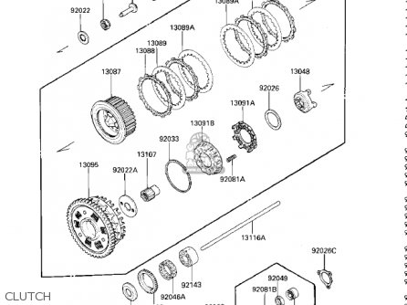CLUTCH - ZG1200A1 VOYAGER XII 1986 USA CALIFORNIA CANADA