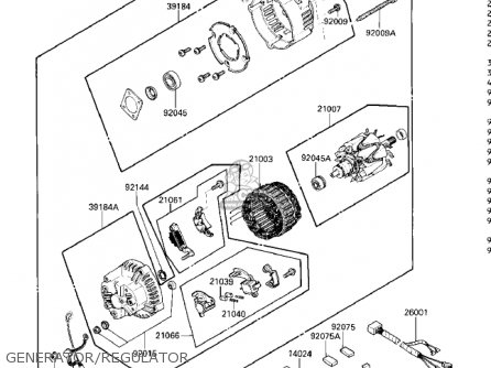 GENERATOR/REGULATOR - ZG1200A1 VOYAGER XII 1986 USA CALIFORNIA CANADA